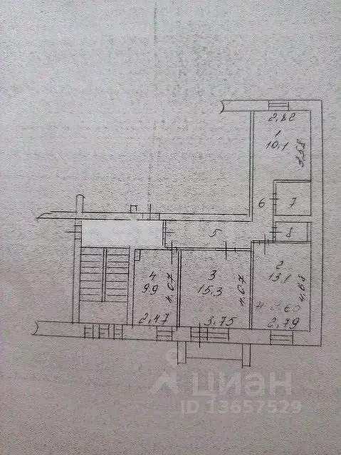 3-к кв. Иркутская область, Иркутск Радужный мкр, ул. Белобородова, 19Б ... - Фото 1