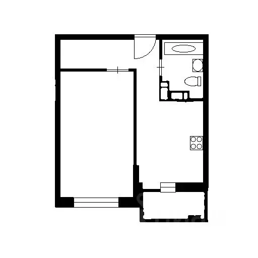 1-к кв. Краснодарский край, Краснодар Тепличная ул., 62/1к2 (34.0 м) - Фото 2