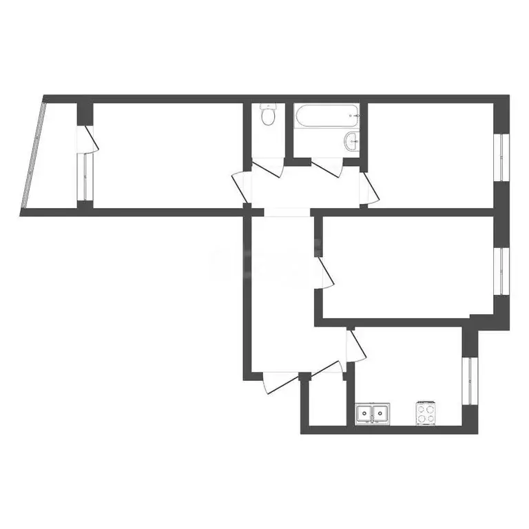 3-комнатная квартира: Вологда, Ярославская улица, 17 (63.3 м) - Фото 1