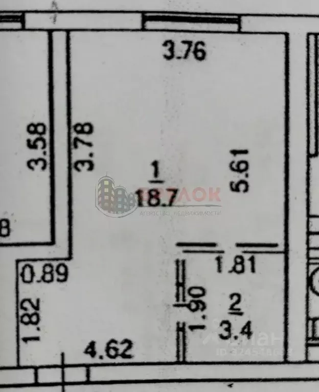Студия Ростовская область, Ростов-на-Дону ул. Мечникова, 130/2 (21.0 ... - Фото 1