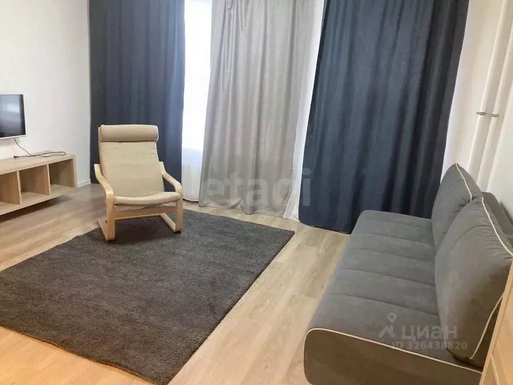 Студия Тюменская область, Тюмень Полевая ул., 117к2 (22.0 м) - Фото 1