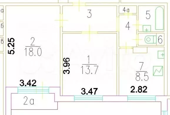 2-к. квартира, 50 м, 13/16 эт. - Фото 0