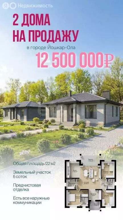 Дом в посёлок Новый, Луговая улица (123 м) - Фото 1