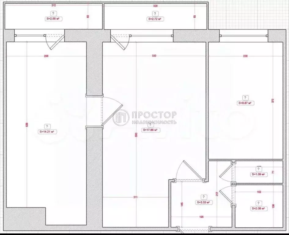 2-к кв. Москва Хорошевское ш., 39К1 (47.0 м) - Фото 1
