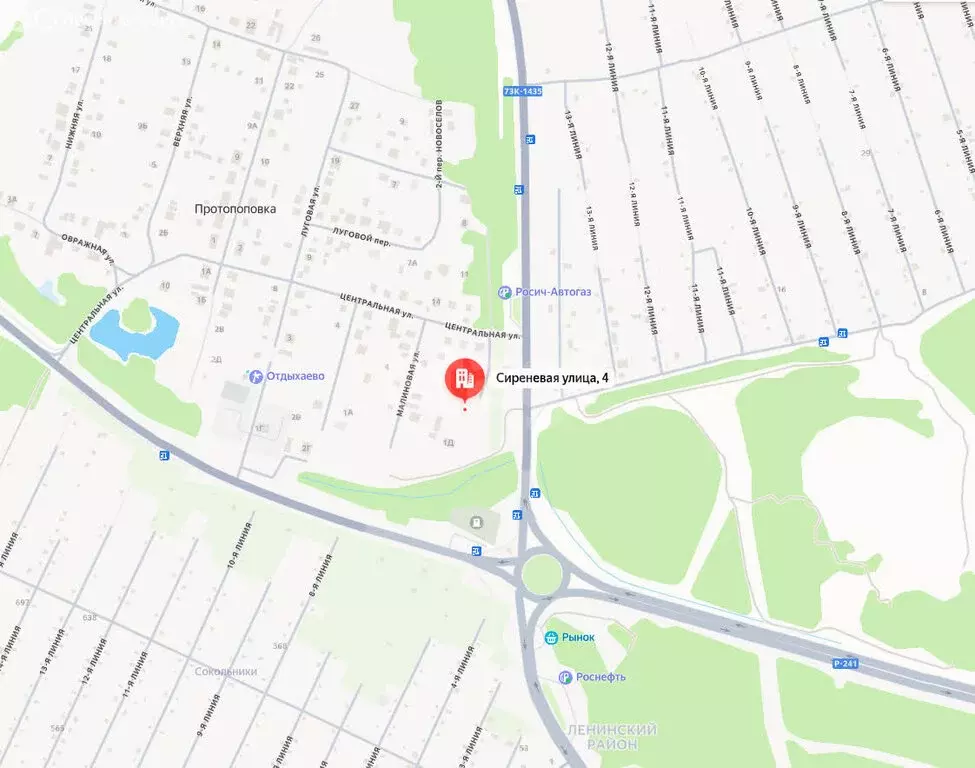 Дом в городской округ Ульяновск, деревня Протопоповка, Сиреневая улица ... - Фото 0