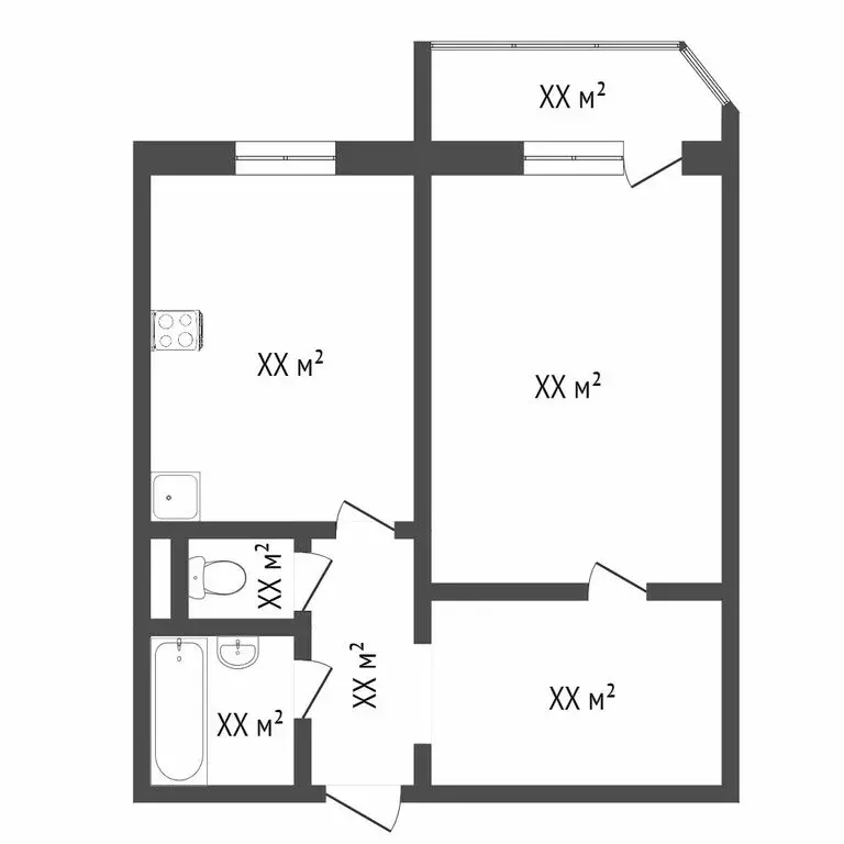 1-комнатная квартира: Тюмень, Широтная улица, 167к2 (44.9 м) - Фото 1