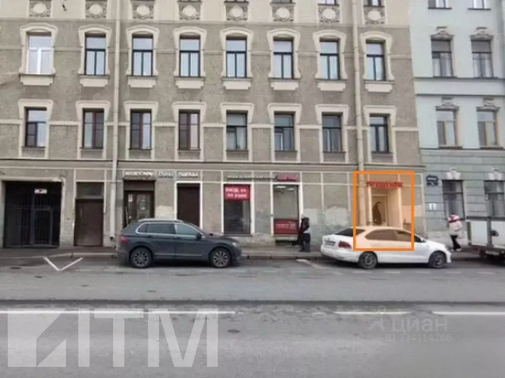 Помещение свободного назначения в Санкт-Петербург наб. Реки Фонтанки, ... - Фото 1