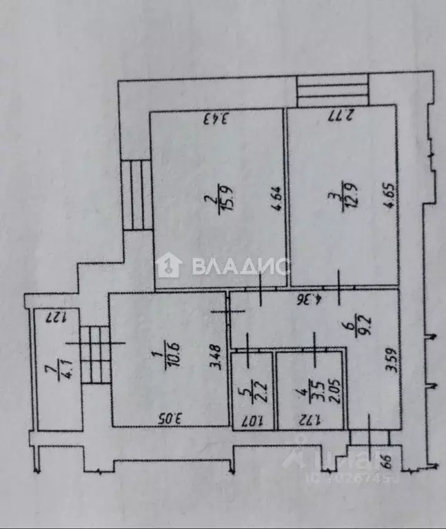 2-к кв. Калужская область, Калуга проезд 3-й Академический, 6 (54.3 м) - Фото 2