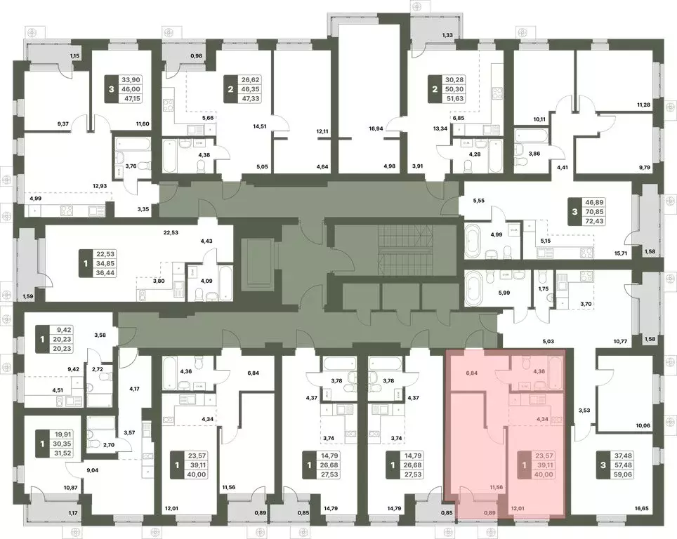 1-комнатная квартира: Уфимский район, село Миловка (40 м) - Фото 1