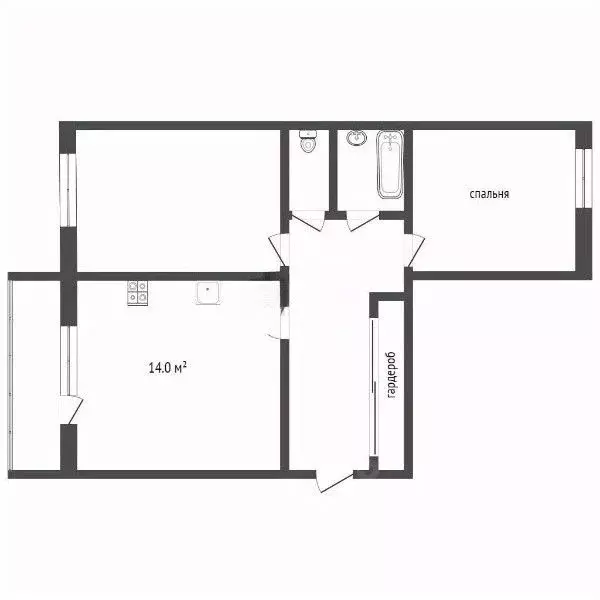 2-к кв. Орловская область, Орел ул. Андрианова, 31 (72.7 м) - Фото 2
