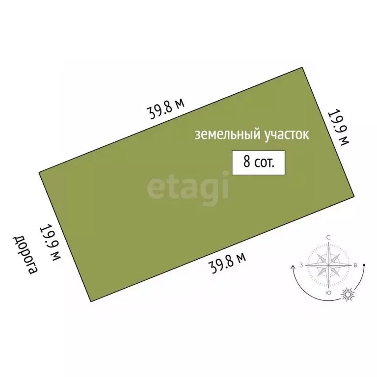 Участок в Тюменская область, Тюменский муниципальный округ, д. ... - Фото 1