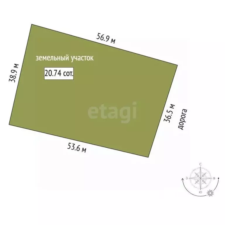 Участок в Ярославская область, Гаврилов-Ямский муниципальный округ, с. ... - Фото 2