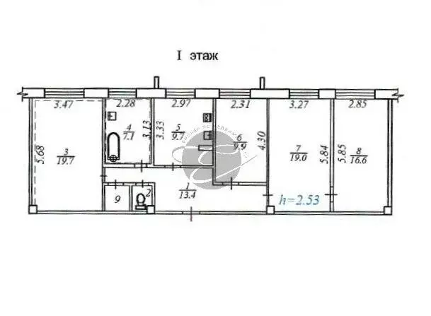 4-комнатная квартира: Елизово, микрорайон Пограничный, Нагорная улица, ... - Фото 1