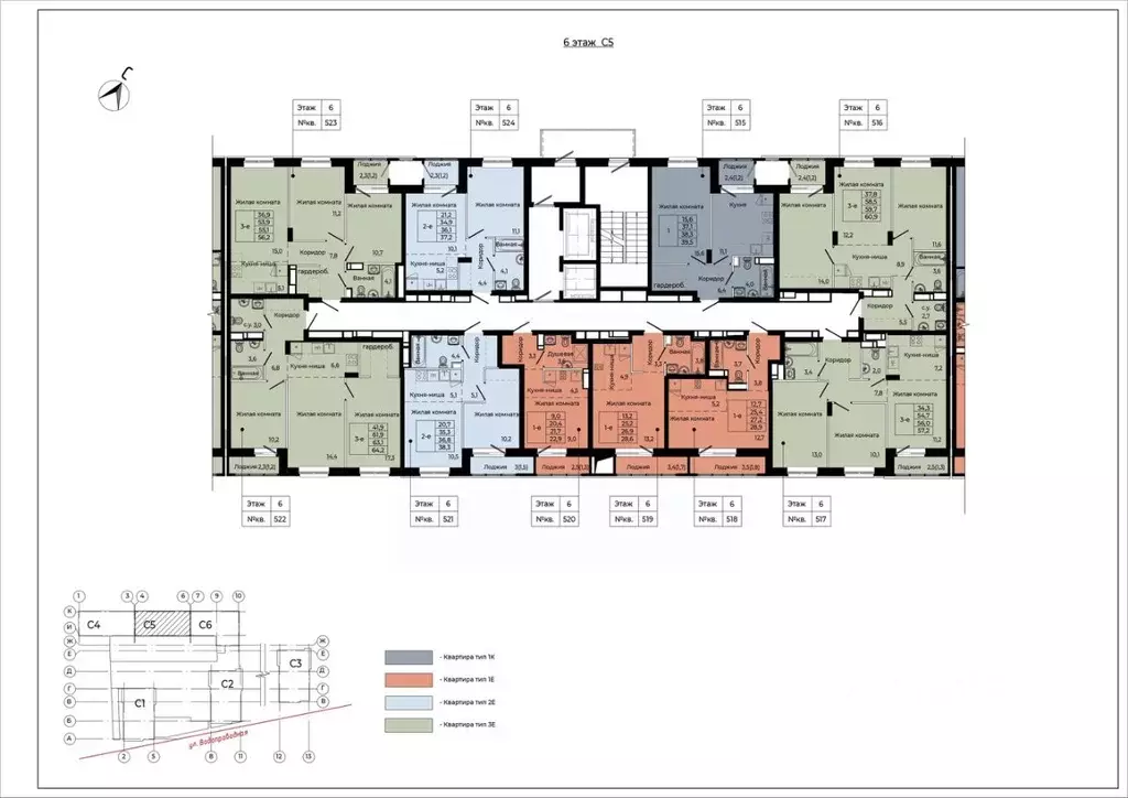 Студия Пермский край, д. Кондратово ул. Водопроводная, 5 (21.7 м) - Фото 2