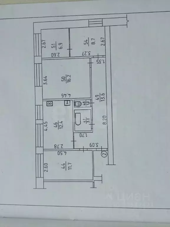 3-к кв. Удмуртия, Можга Можгинский район, ул. Имени Маршала Авиации ... - Фото 1
