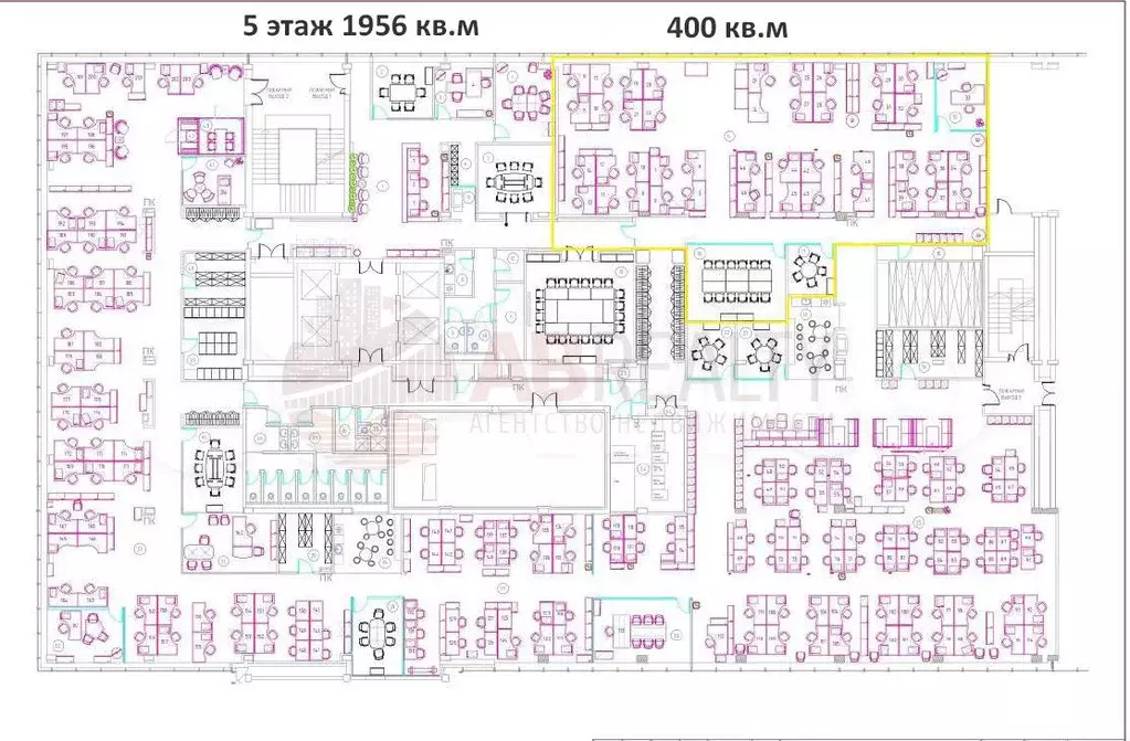 Офис, 400 м А класс в юзао - Фото 0