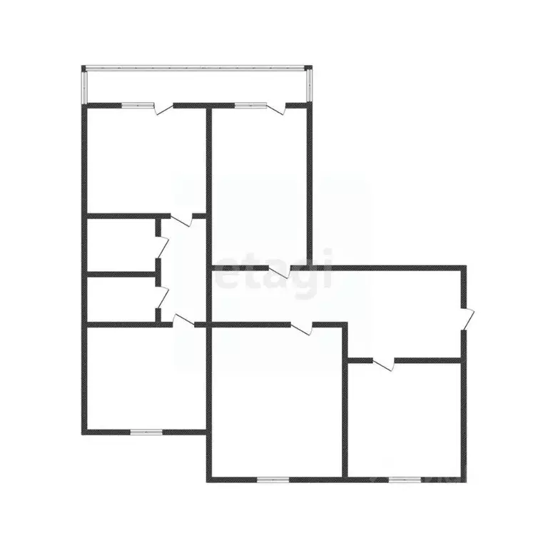 4-к кв. Курская область, Курск ул. Щепкина, 11 (71.1 м) - Фото 1