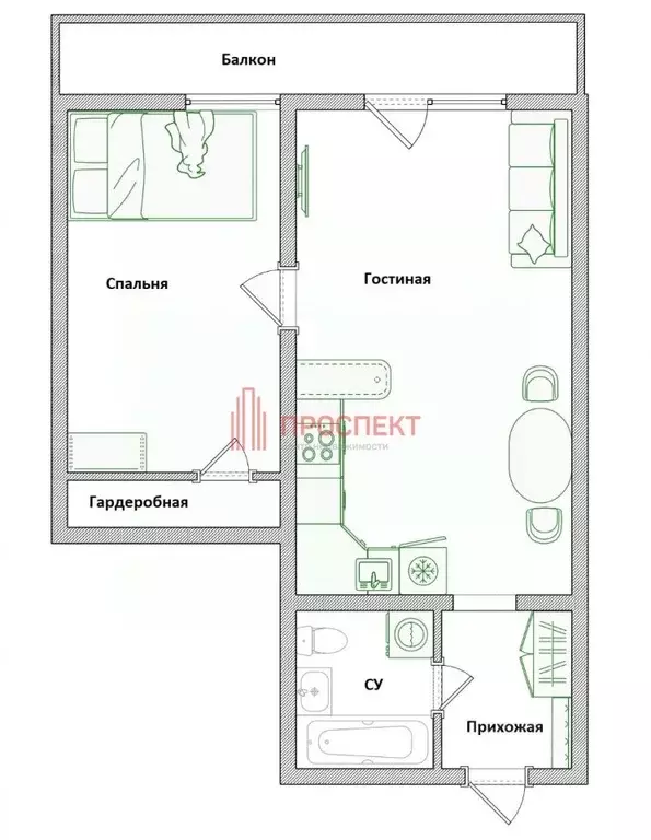 2-к кв. Пензенская область, Пенза ул. Генерала Глазунова, 3 (40.1 м) - Фото 1