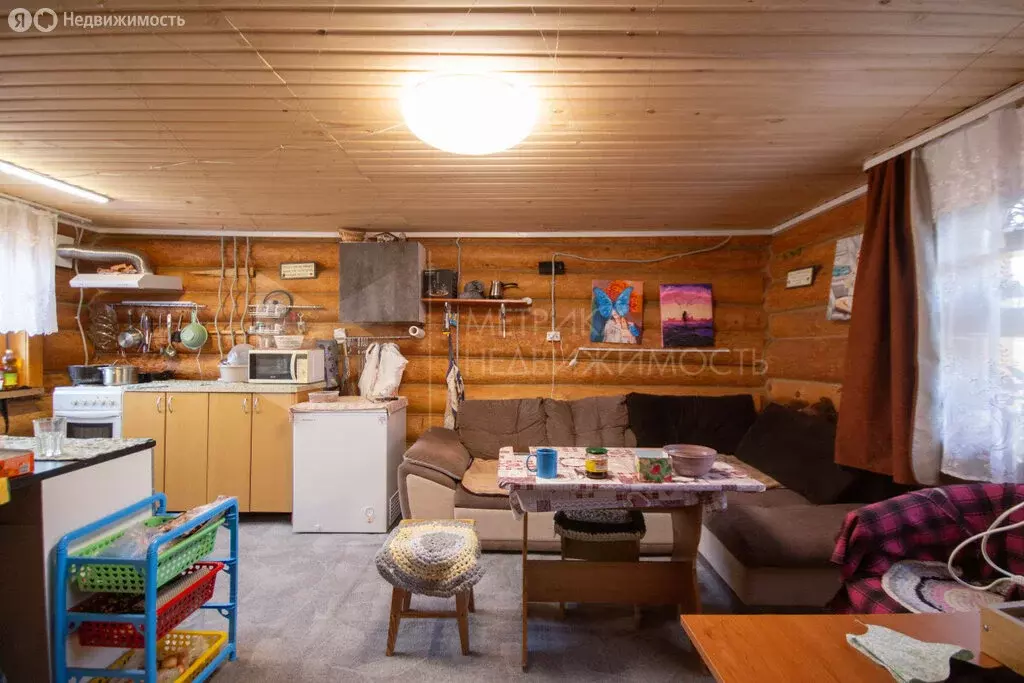 Дом в Тюмень, СНТ Текстильщик, Придорожная улица (96 м) - Фото 1