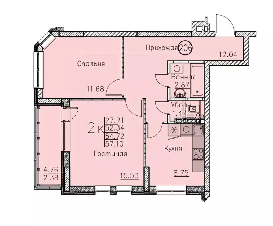 Свободной планировки кв. Саратовская область, Энгельс Петровская ул., ... - Фото 1