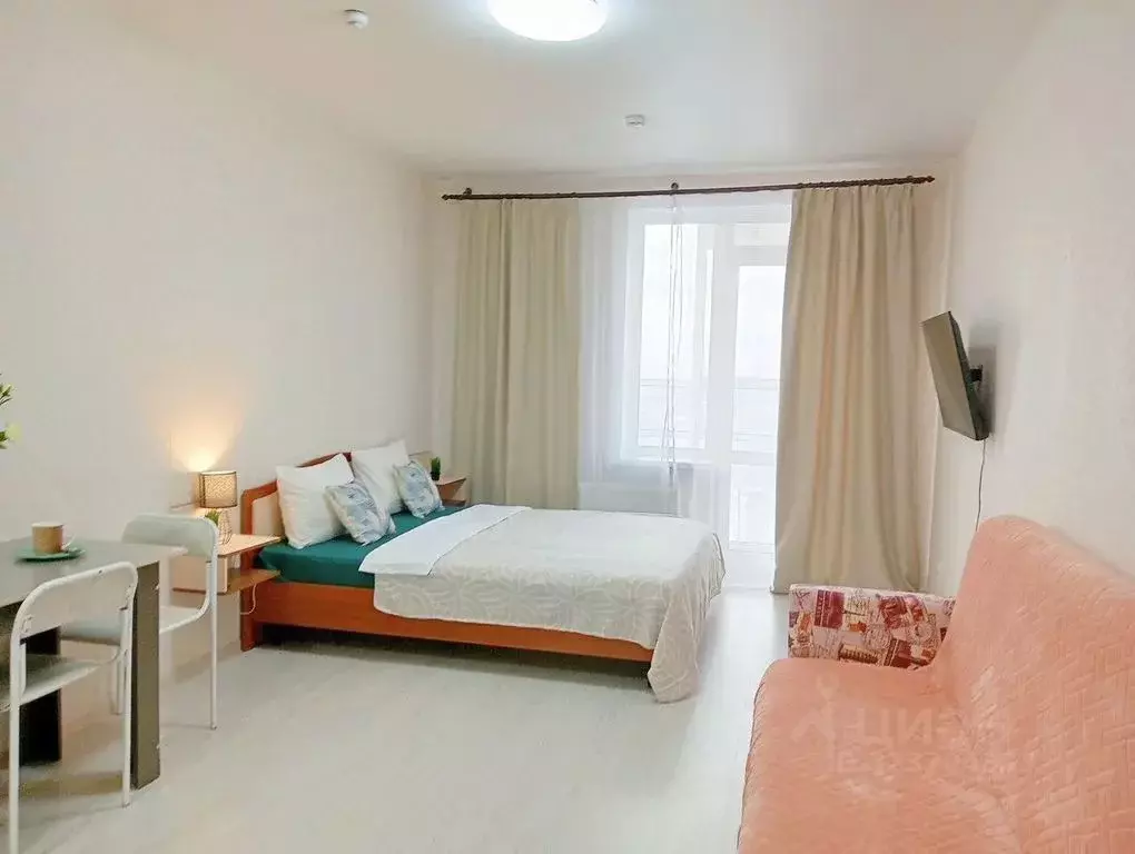 Студия Пермский край, Пермь Кустовая ул., 2А (29.0 м) - Фото 1