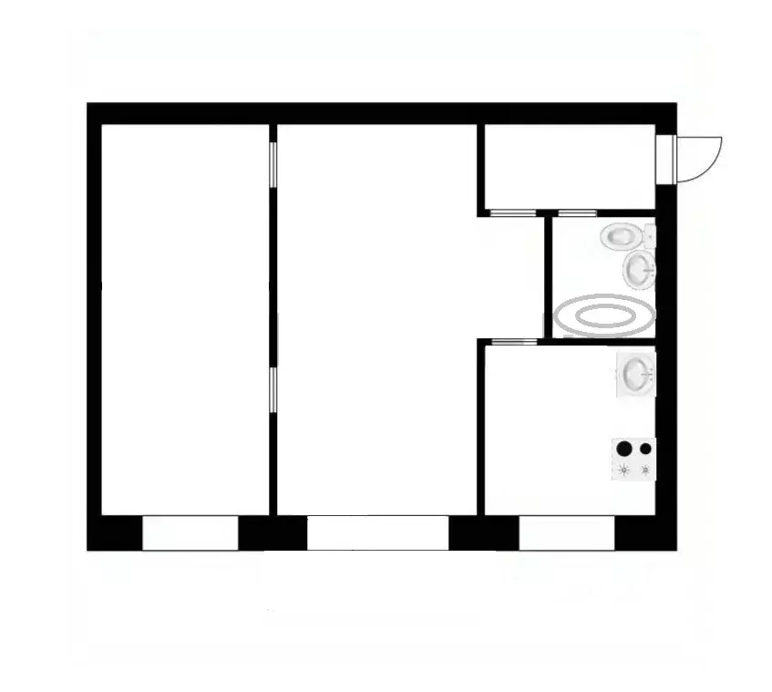 Продаётся 2-к квартира, 41.7 м - Фото 1
