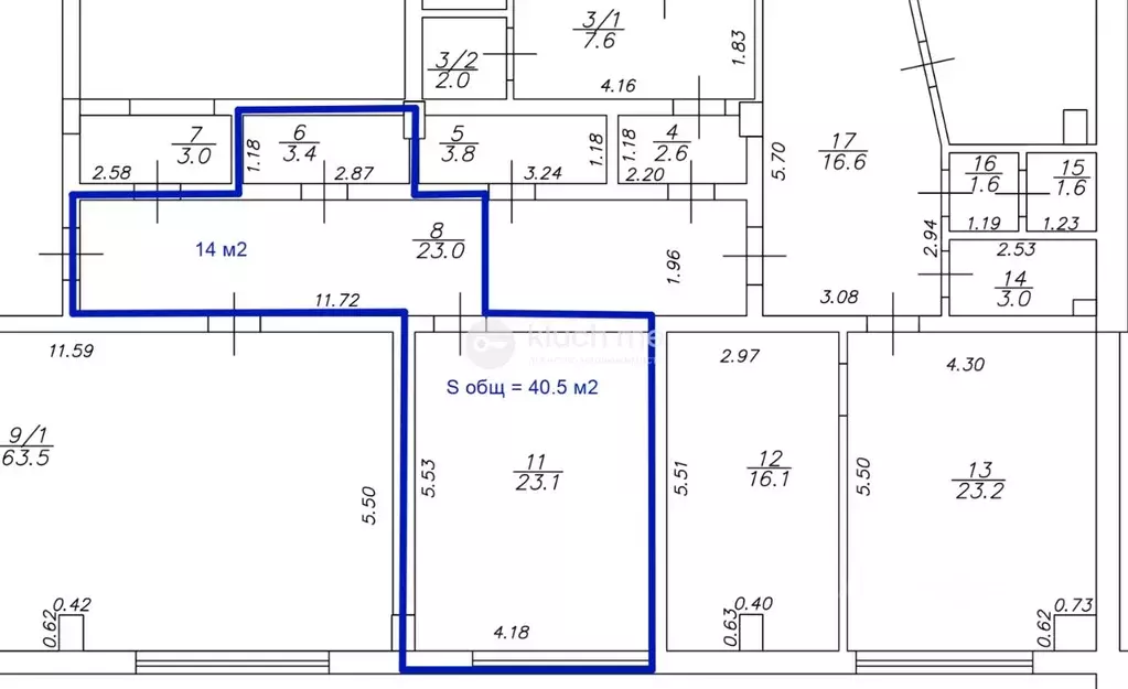 Склад в Татарстан, Казань ул. Восстания, 100к2060 (41 м) - Фото 2