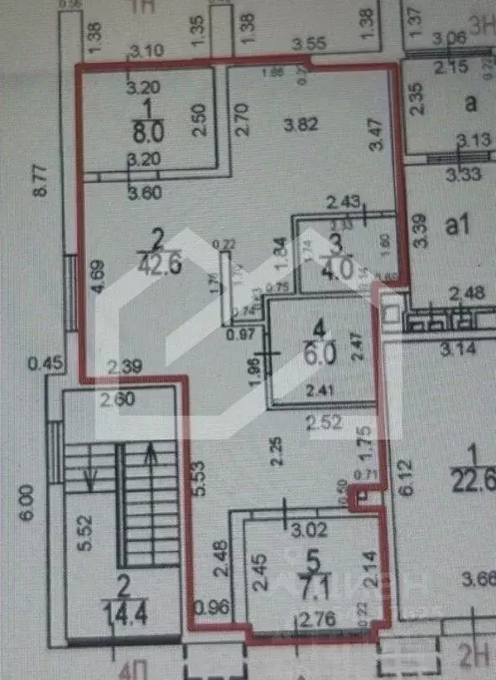 Торговая площадь в Москва пер. Посланников, 6 (68 м) - Фото 2