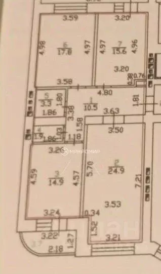 3-к кв. Орловская область, Орел ул. Лескова, 3 (90.0 м) - Фото 2