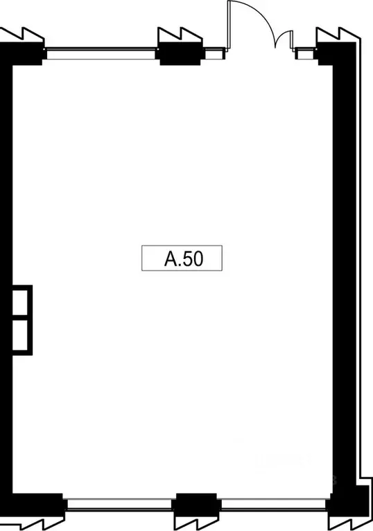 Помещение свободного назначения в Москва Вишневая ул., 7 (56 м) - Фото 1