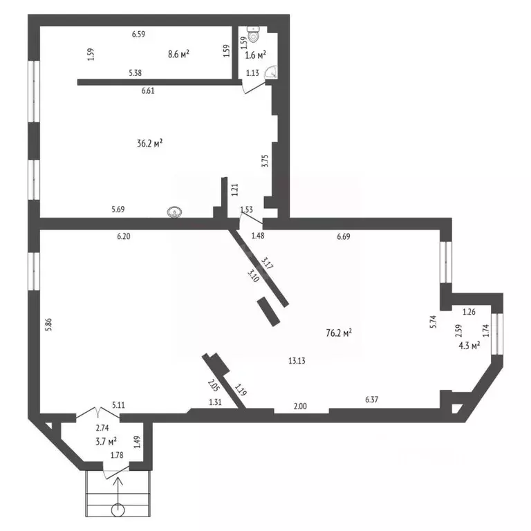 Торговая площадь в Тамбовская область, Тамбов Мичуринская ул., 2 (131 ... - Фото 1