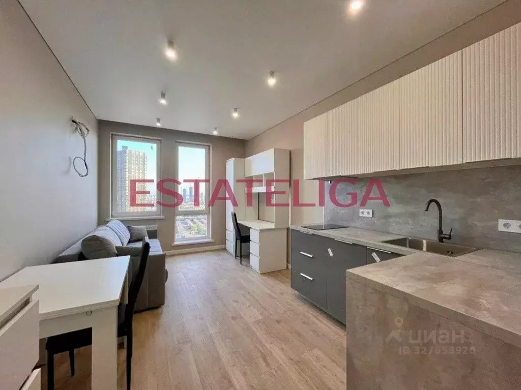 Студия Москва Новоостаповская ул., 20 (21.6 м) - Фото 1