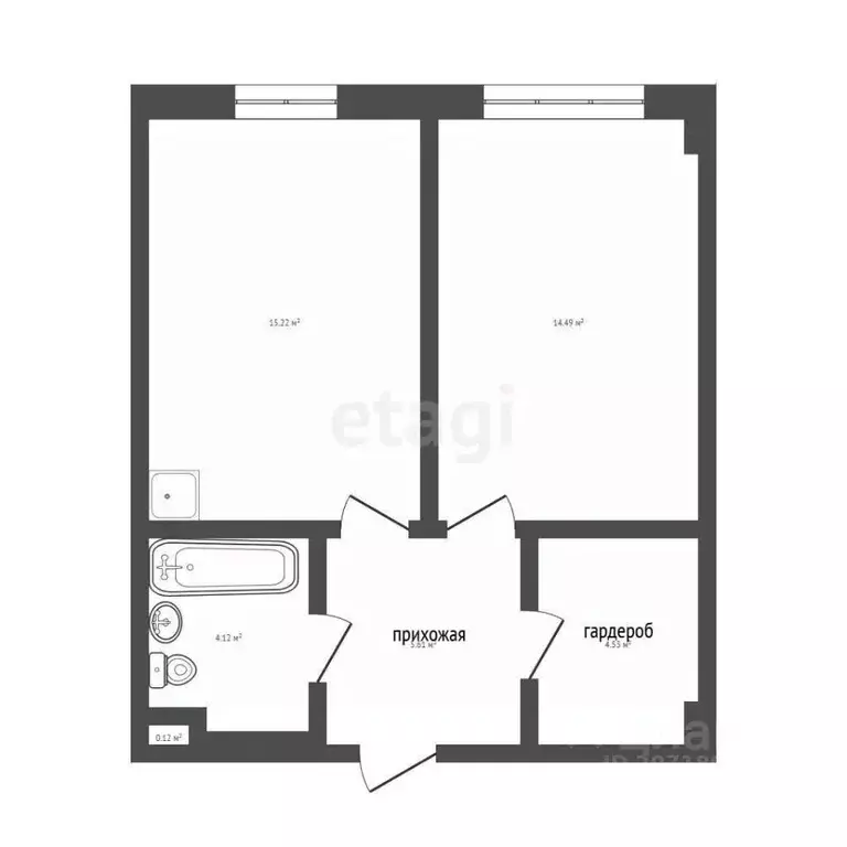 2-к кв. Камчатский край, Петропавловск-Камчатский просп. Победы, 51 ... - Фото 2