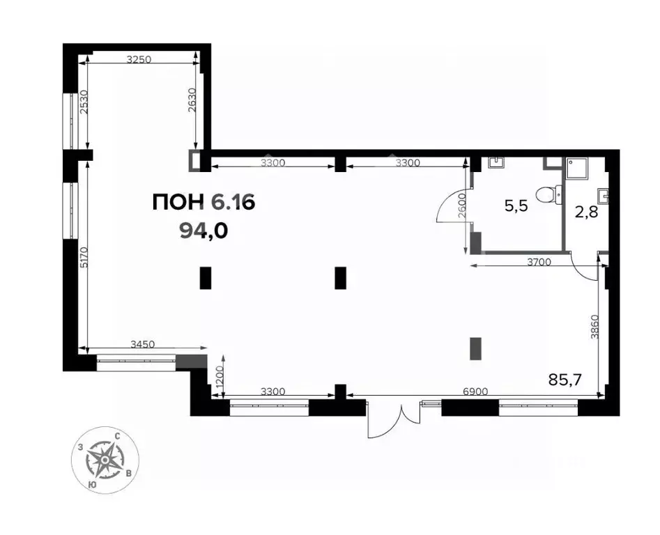Помещение свободного назначения в Московская область, Ленинский ... - Фото 2