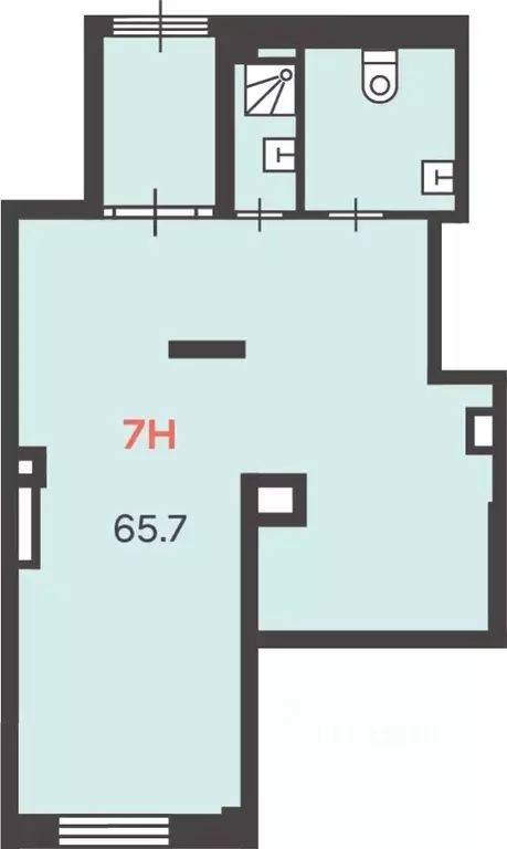 Помещение свободного назначения в Москва Амурская ул., 1/2/1 (66 м) - Фото 2
