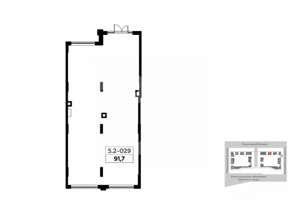 Помещение свободного назначения в Москва просп. Прокшинский, 7 (92 м) - Фото 2