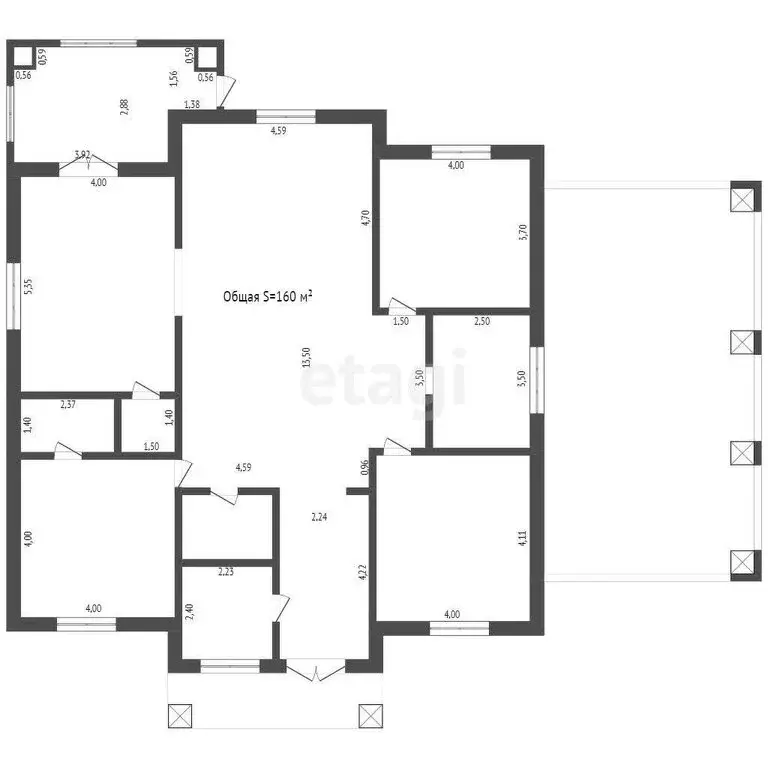 Дом в Брянск, улица Абашева (160 м) - Фото 1