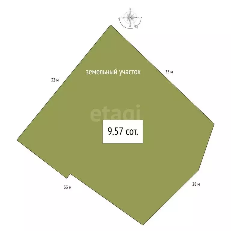 Участок в Болотнинский район, деревня Усть-Тула (9.57 м) - Фото 0