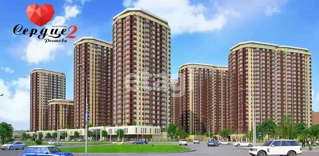 1-к кв. Ростовская область, Ростов-на-Дону ул. Ларина, 45с1 (48.0 м) - Фото 1