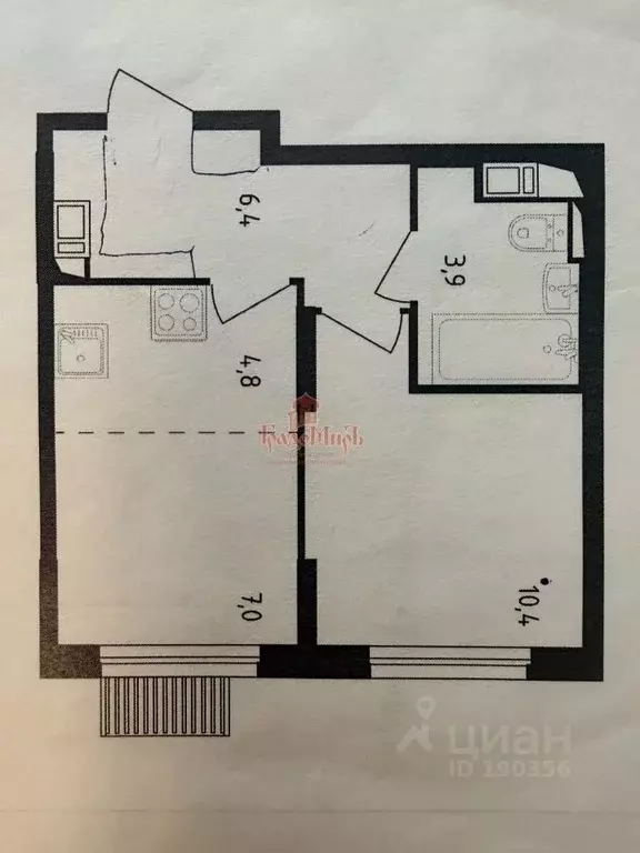 1-к кв. Московская область, Мытищи ул. Стрельбище Динамо, 10 (32.1 м) - Фото 2