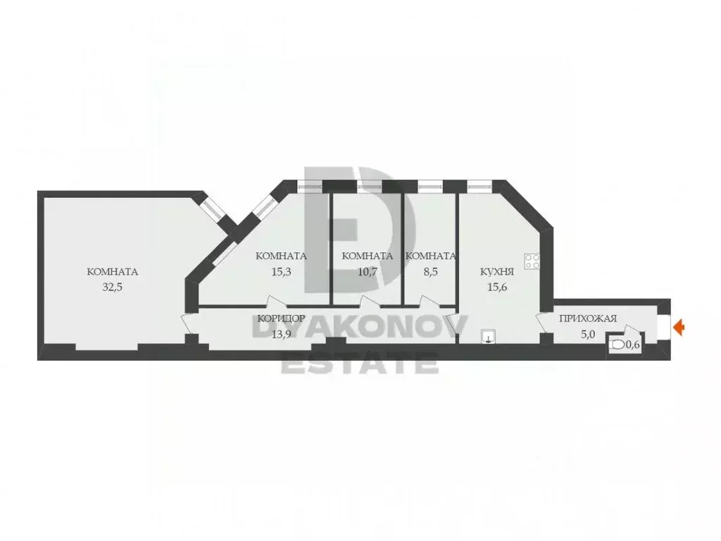 4-к кв. Санкт-Петербург Таврическая ул., 7 (102.0 м) - Фото 1