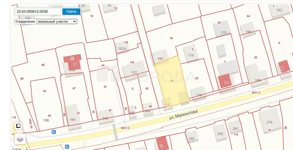 Участок в Барнаул, улица Мамонтова, 178 (5.53 м) - Фото 1