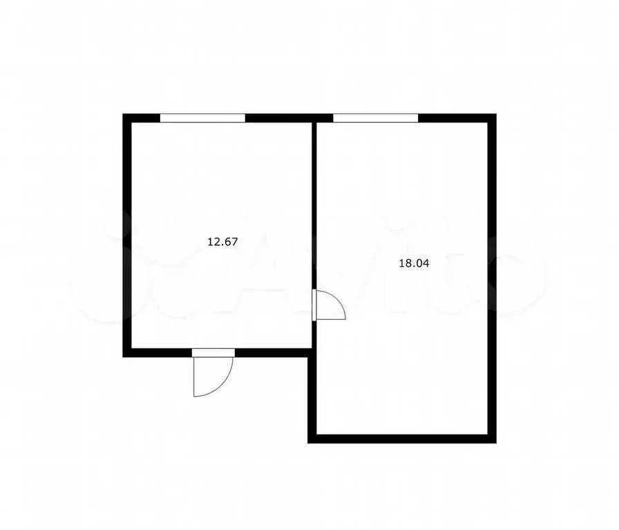 1-к. квартира, 31 м, 5/5 эт. - Фото 0