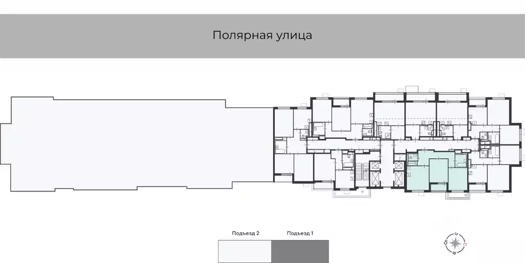 2-к кв. Москва Полярная ул., 16К1 (65.7 м) - Фото 2