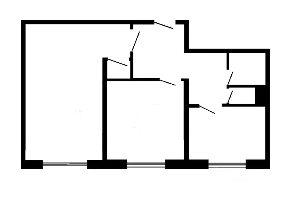 2-к кв. Москва Сумской проезд, 13К1 (45.0 м) - Фото 2