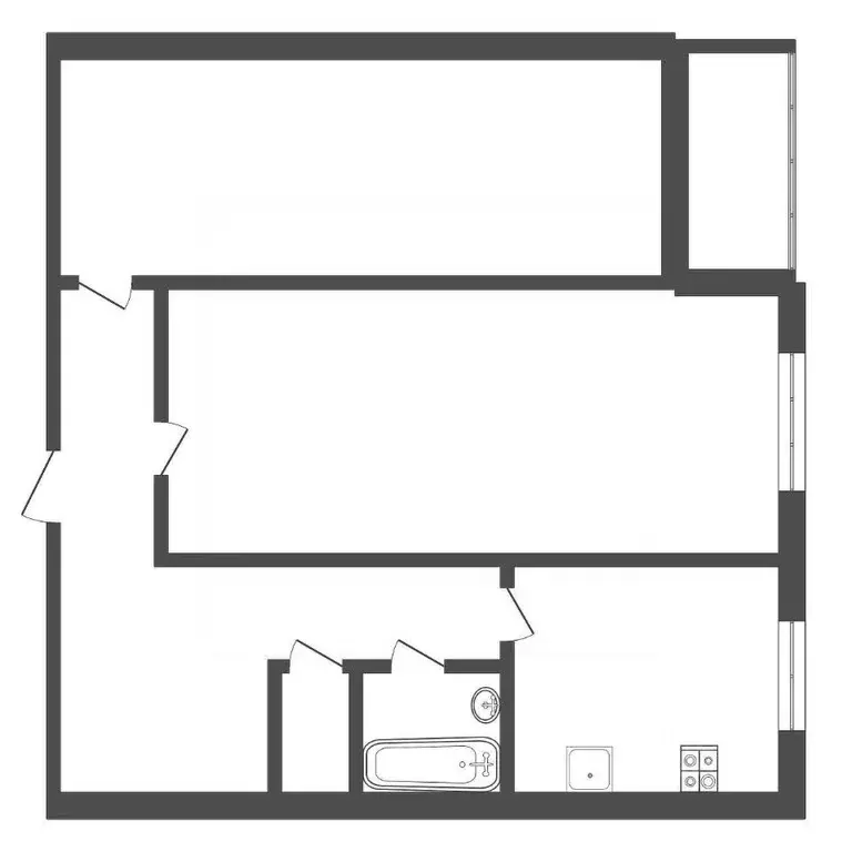 2-к кв. Тульская область, Узловая ул. 14 Декабря, 6А (50.8 м) - Фото 2
