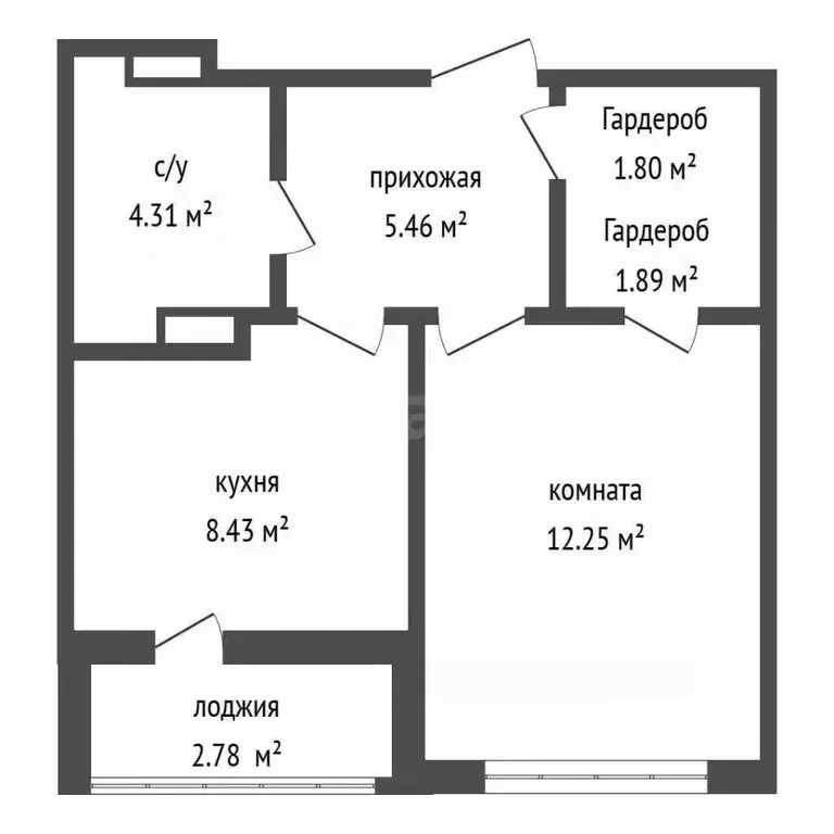 1-к кв. Воронежская область, Воронеж ул. Матросова, 66А (35.53 м) - Фото 1
