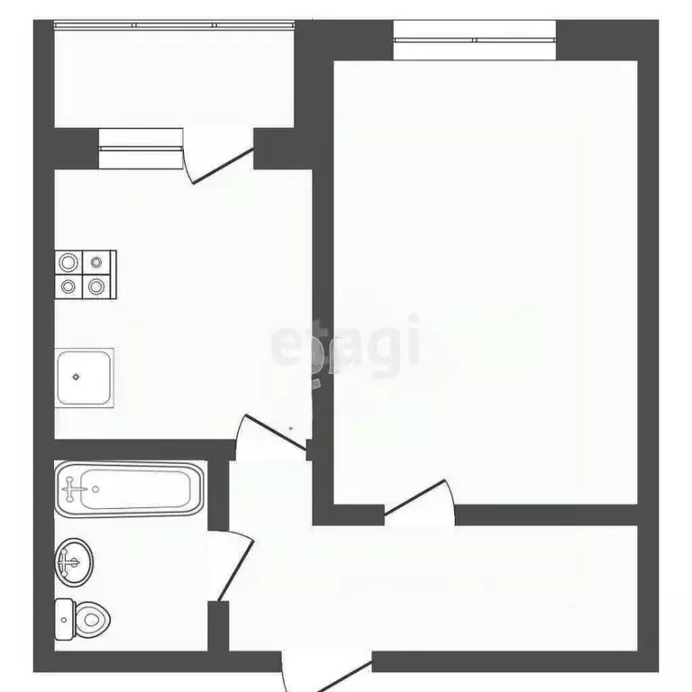 1-к кв. Самарская область, Самара Революционная ул., 101В (42.0 м) - Фото 2