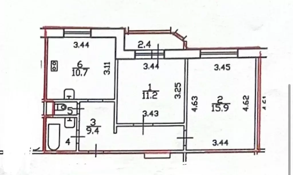 2-к кв. Санкт-Петербург Яхтенная ул., 12К1 (50.8 м) - Фото 2