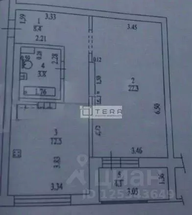 1-к кв. Башкортостан, Уфа Коммунистическая ул., 11 (47.0 м) - Фото 2
